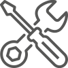 Logo mit Werkzeug